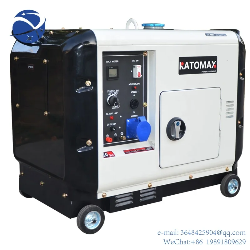 

YYHC portable hotsale 5000w silent generator quick delivery date