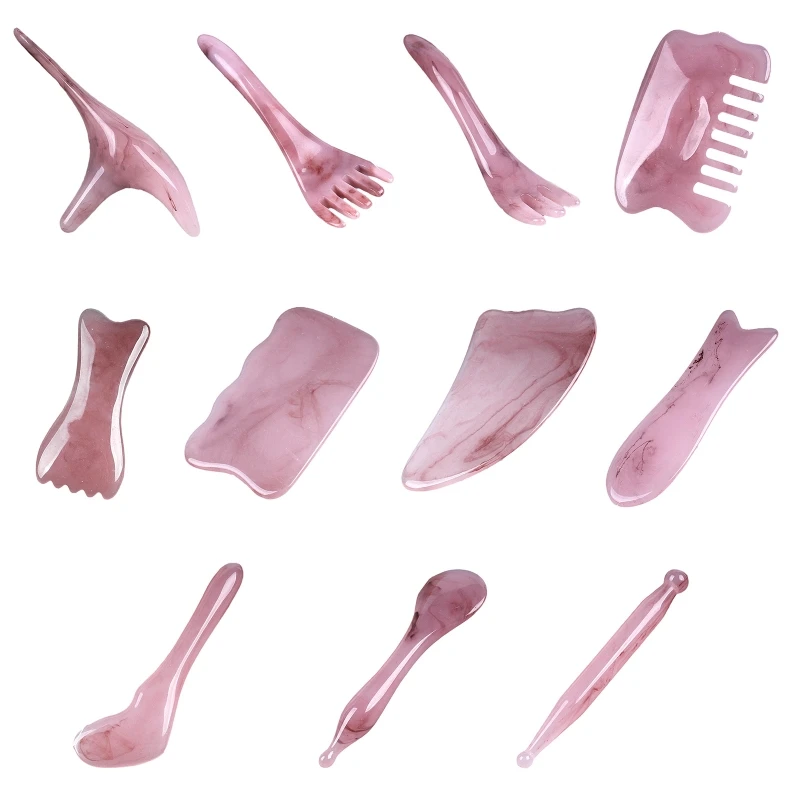 Guasha Board Beeswax Massager Scraper Chinese Gua Sha Tool for Face Neck Back Body Acupuncture Pressure Massage Therapy gua sha board