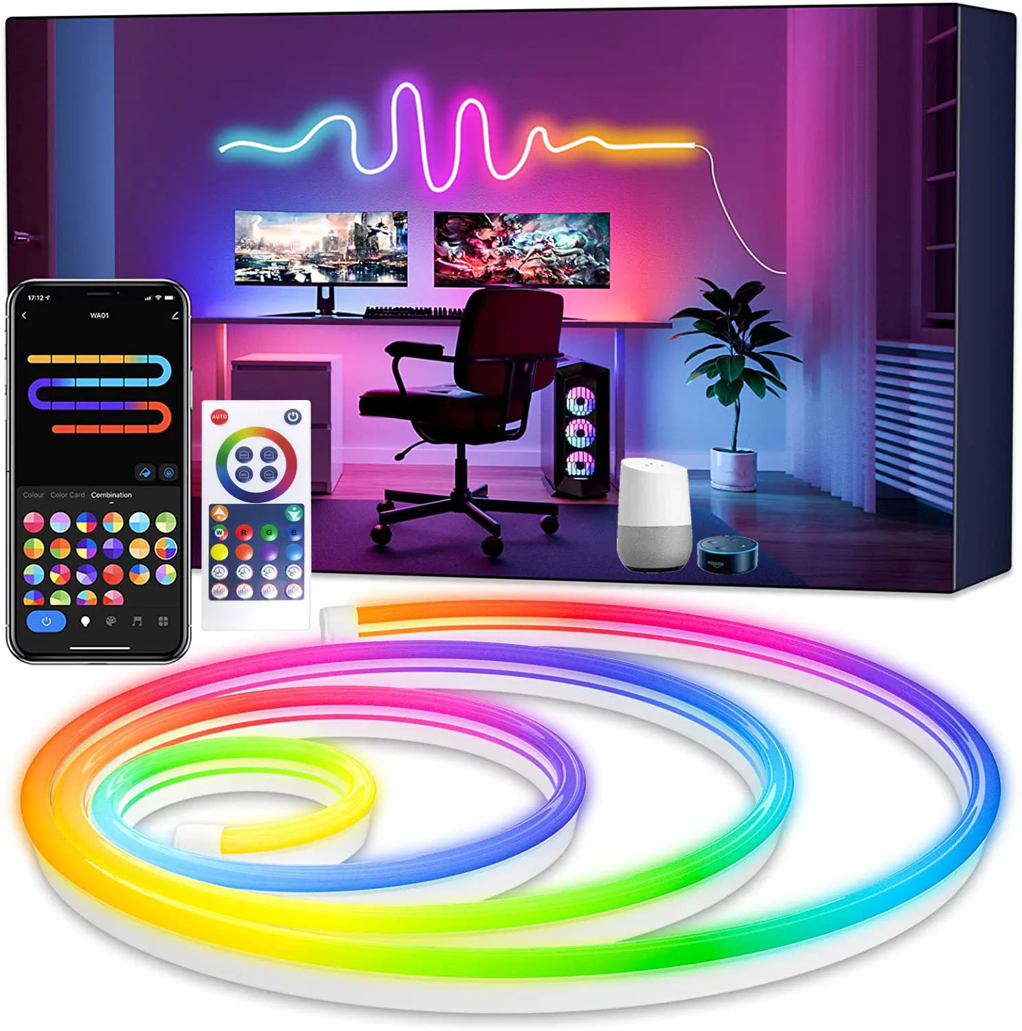 Les Bonnes Affaires - Govee 20m RGBIC LED Strip Lights Smart