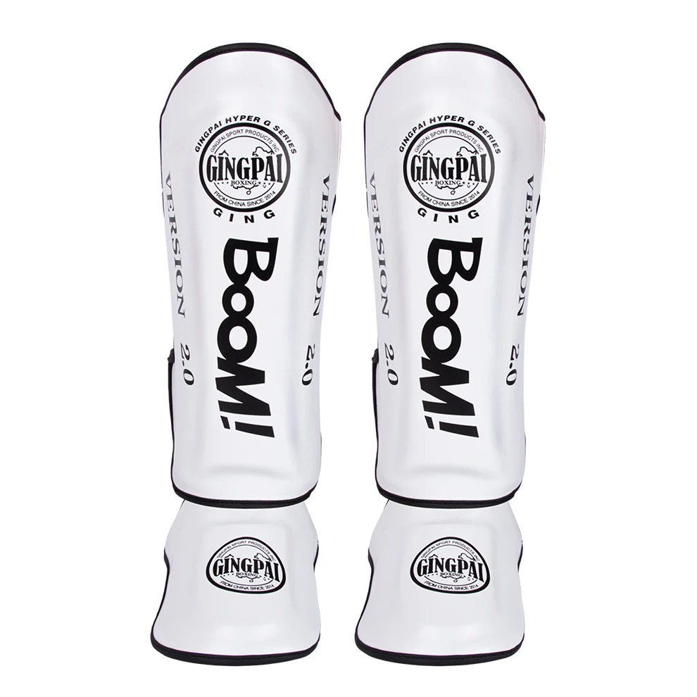 Boxing Shin Guards Ankle Protector MMA Muay Thai Training Leg Warmers Light Kicking Shin Pads One Pair