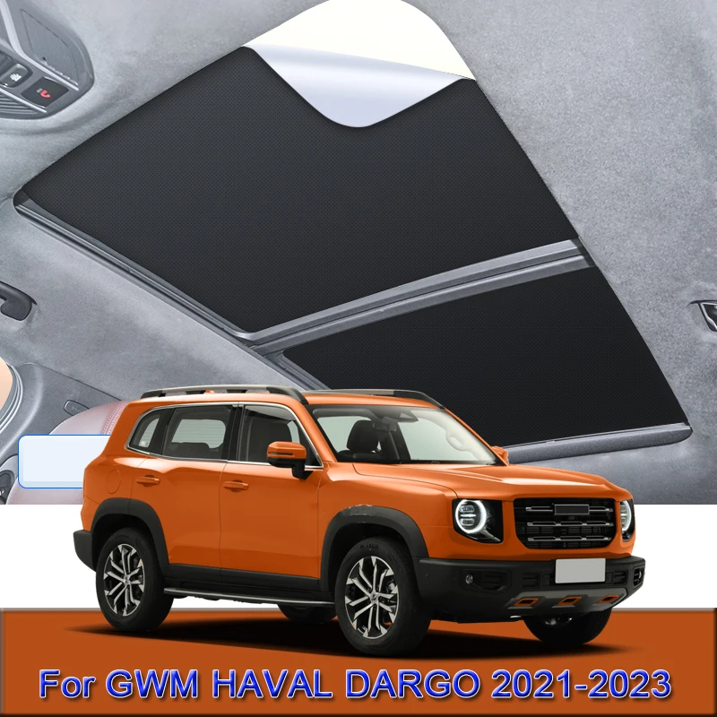 

For GWM HAVAL DARGO 2021 2022 2023 Car Electrostatic Adsorption Sunroof Sunshade Heat Insulation Skylight Sticker Accessories