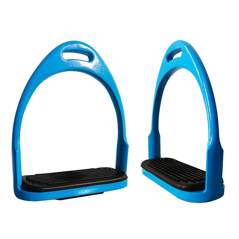 Horse Riding Aluminum Stirrups Device Equestrian Equipment Safety Riding Protection Saddle Relieve Knee Ankle Stress Pain 1 Pair