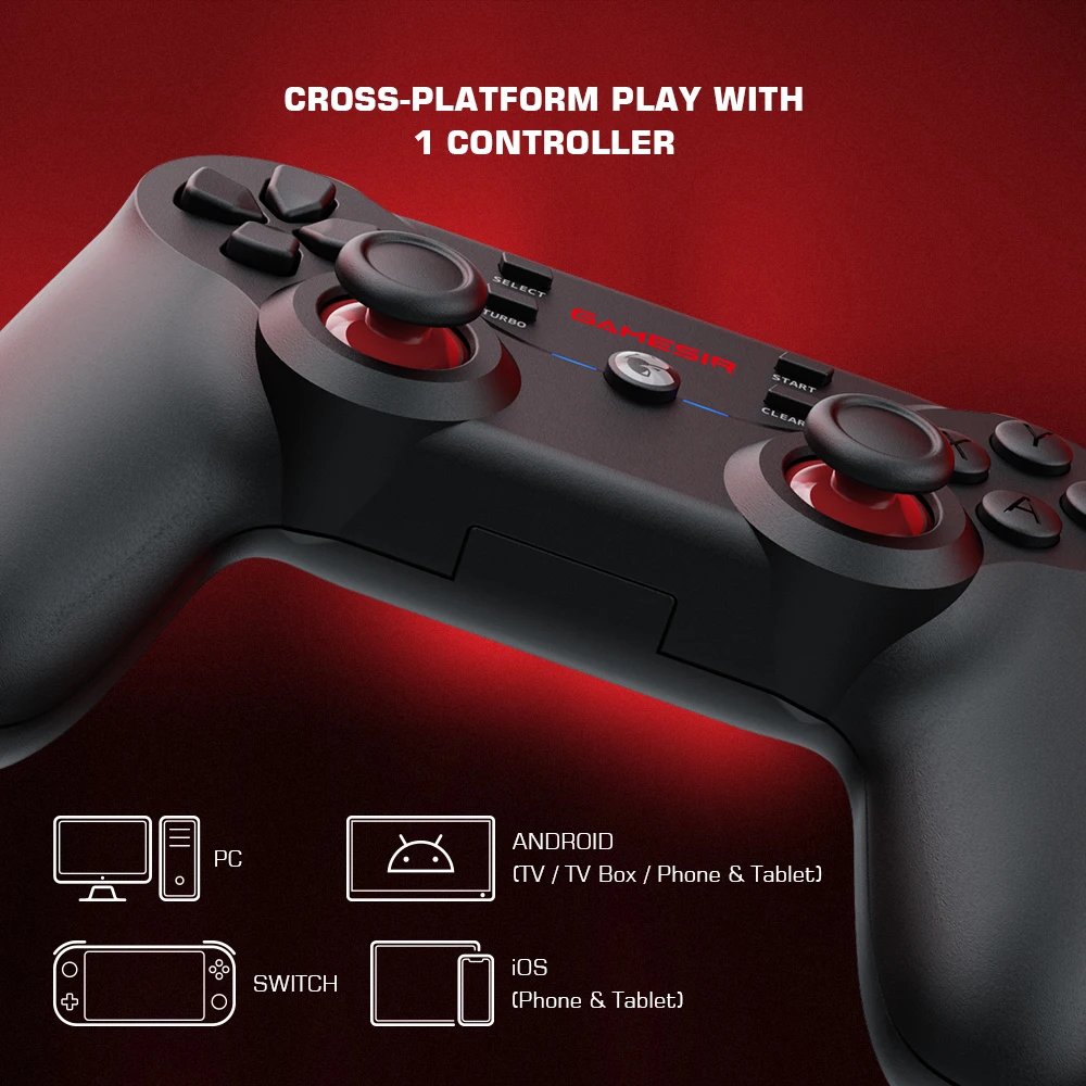 GameSir T3s  5.0  е  ġ  Ʈѷ, ٵ ġ ȵ̵ ޴    PC