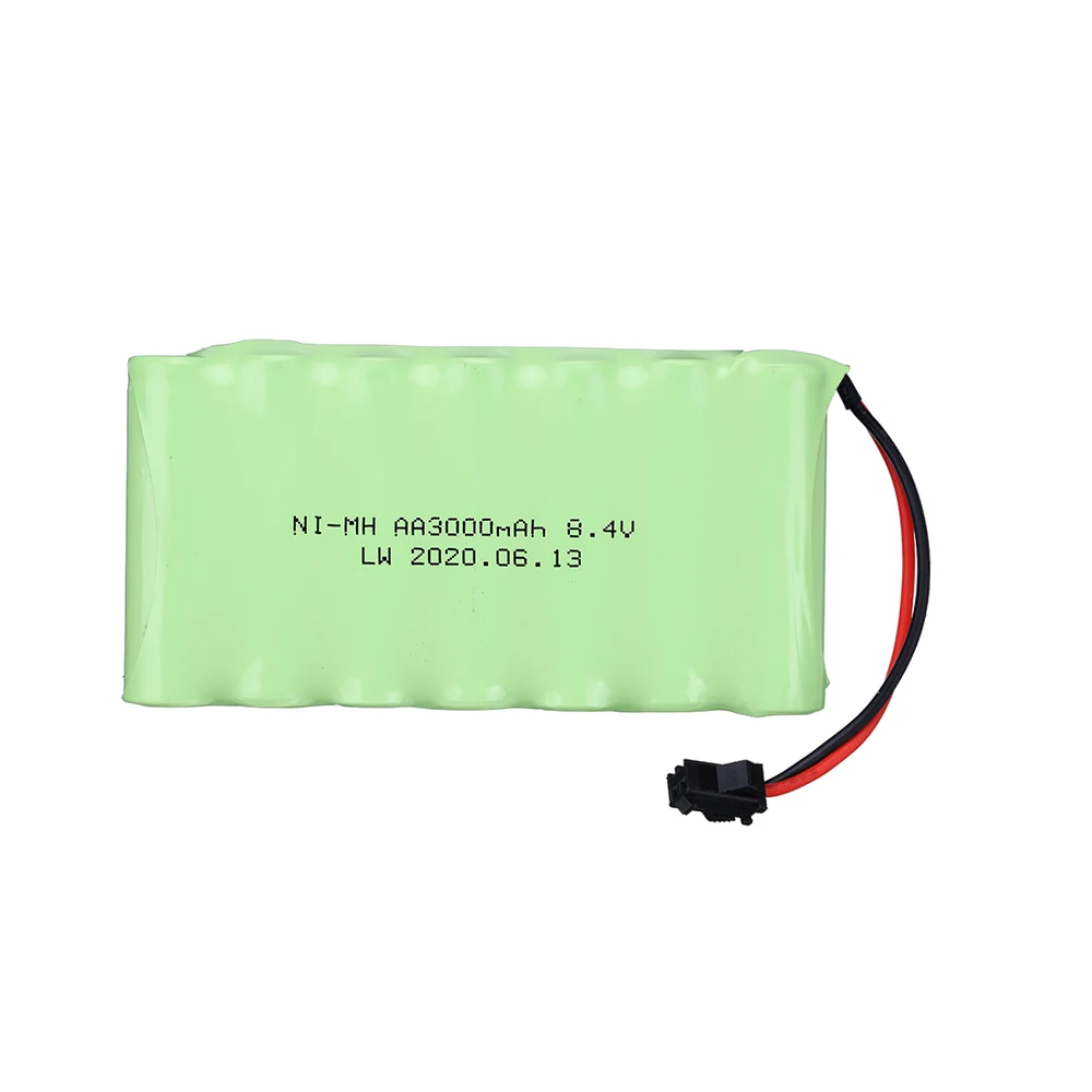 3.6V/4.8V/6V/7.2V/8.4V/9.6V 3000mah NIMH AA Rechargeable Battery Pack For Remote Control Toys Car truck tanks boat model SM Plug 6