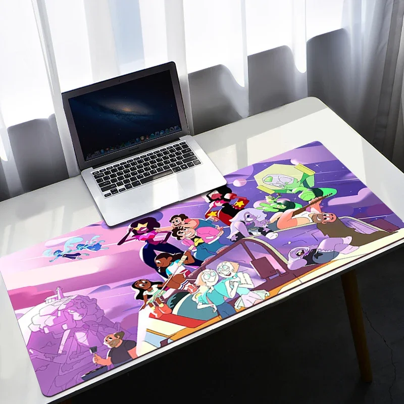 

Steven Universe Large Mouse Pad Kawaii Pc Gamer Office Accessories Desk Mat Mousepad Gaming Laptops Computer Table Cabinet Mats