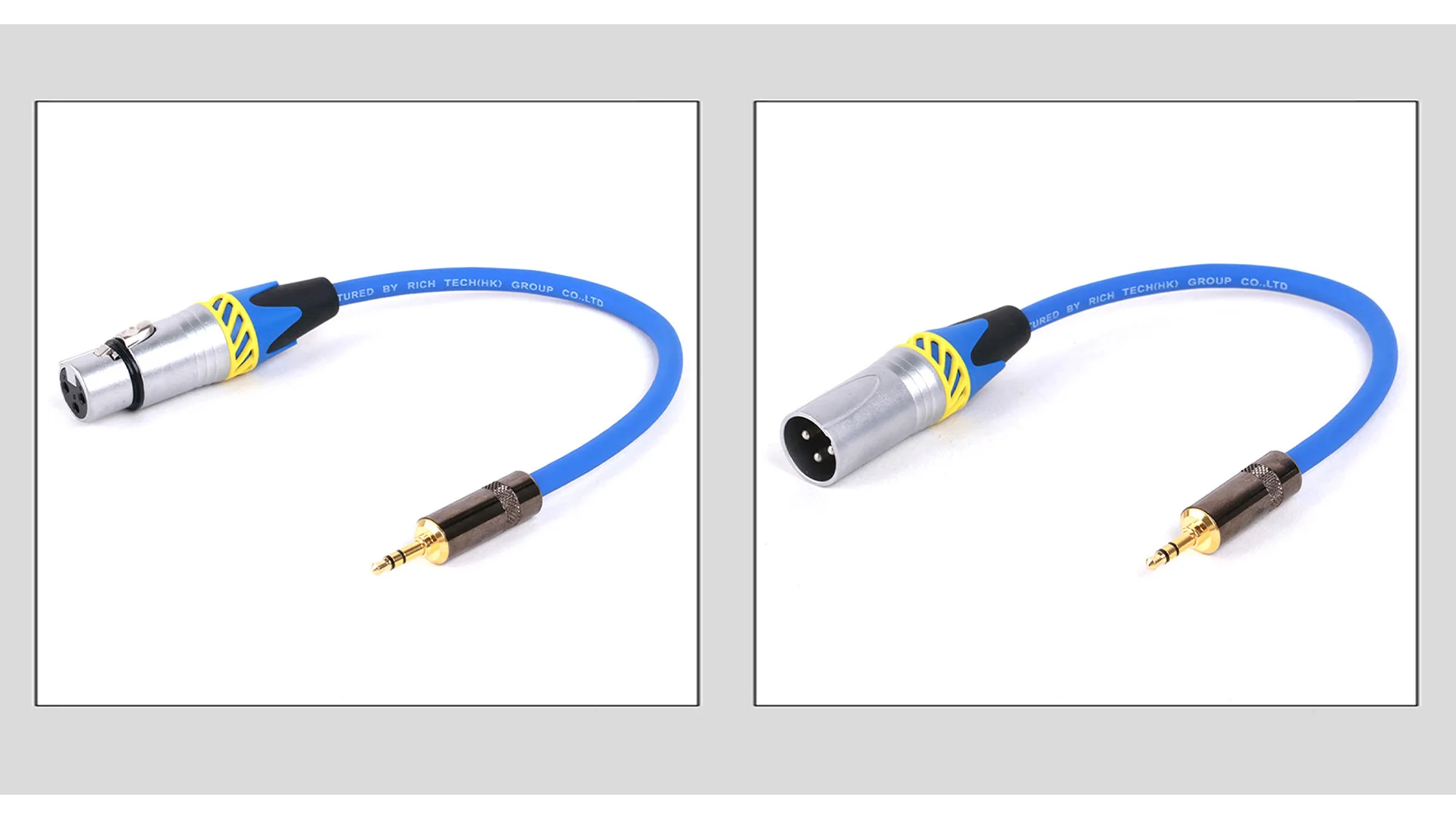 1pc bunt 0,3 M-25M hochwertige 3pin xlr Audio Line Kabel Stecker/Buchse Stecker 3,5mm(1/8) trs Buchse Verlängerung kabel – Detail 4