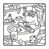 Cozy Friends Coloring Book for Adults Teens Featuring Adorable Creatures in Cozy Hygge Moments for Relaxation Gift 6