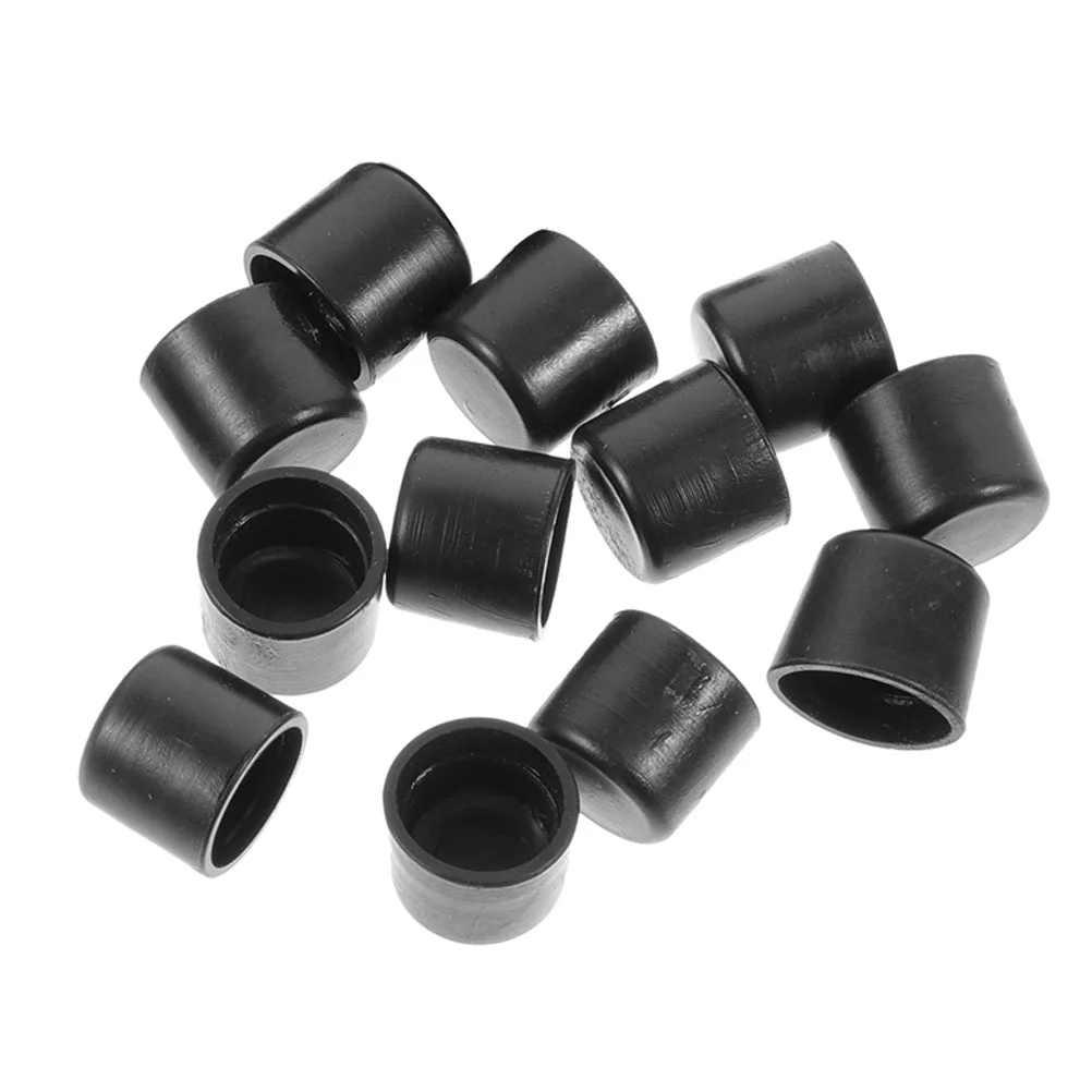 12 Pcs Foosball Rod Covers Football Table Parts Replacement End Caps Soccer Tables Foosball Tip Caps Iron Tips Machine