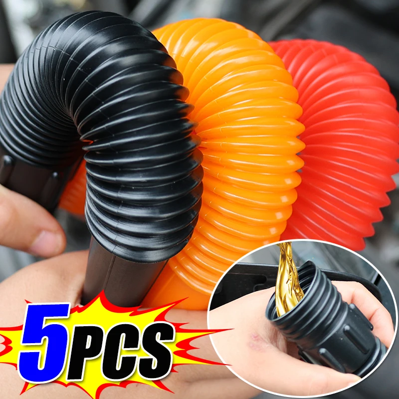 Universal Telescoping Fueling Flex Hose Change Auto Replacement Transmission Filter Tube Car Motorcycle Oil Filling Equipment