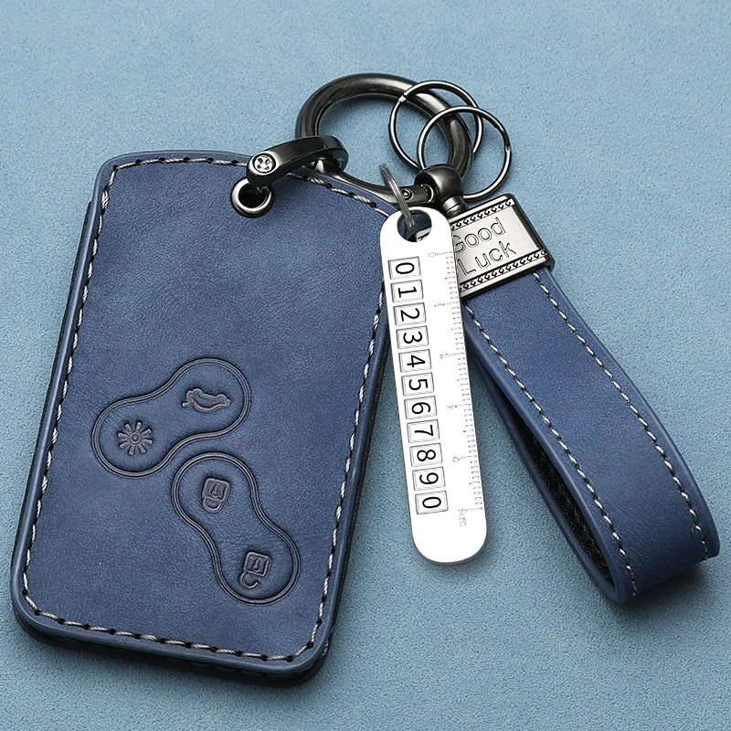 Key Case Cover for Renault Koleos Talisman etc. Car Key Shell