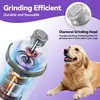 Dog Nail Grinder Quiet- Ultra-Quiet Dog & Cat Nail Grinder with LED Light & Battery Display & Upgrade Grinding Head - Painless N 2