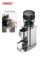 HiBREW Automatic Burr Mill Electric Coffee Grinder with 48 Gears for Espresso American Coffee Pour Over Visual Bean Storage G7