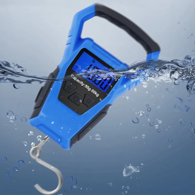 Portable electronic scale tape measure digital display hook hanging scale portable measurement fishing
