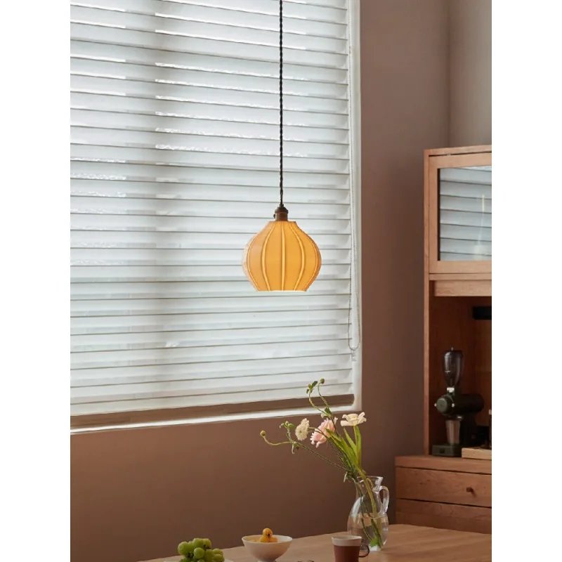 

Лампа M & G в японском стиле, абажур ручной работы Керамическая люстра для столовой, спальни, гостиной, латунные лампы