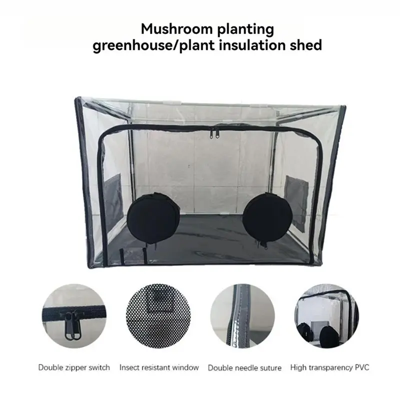 M-Modern-Mini Greenhouse Still Air Box Mushroom Bag Plant Propagation Station-Alternative Greenhouse Grow Box For Plant Growing