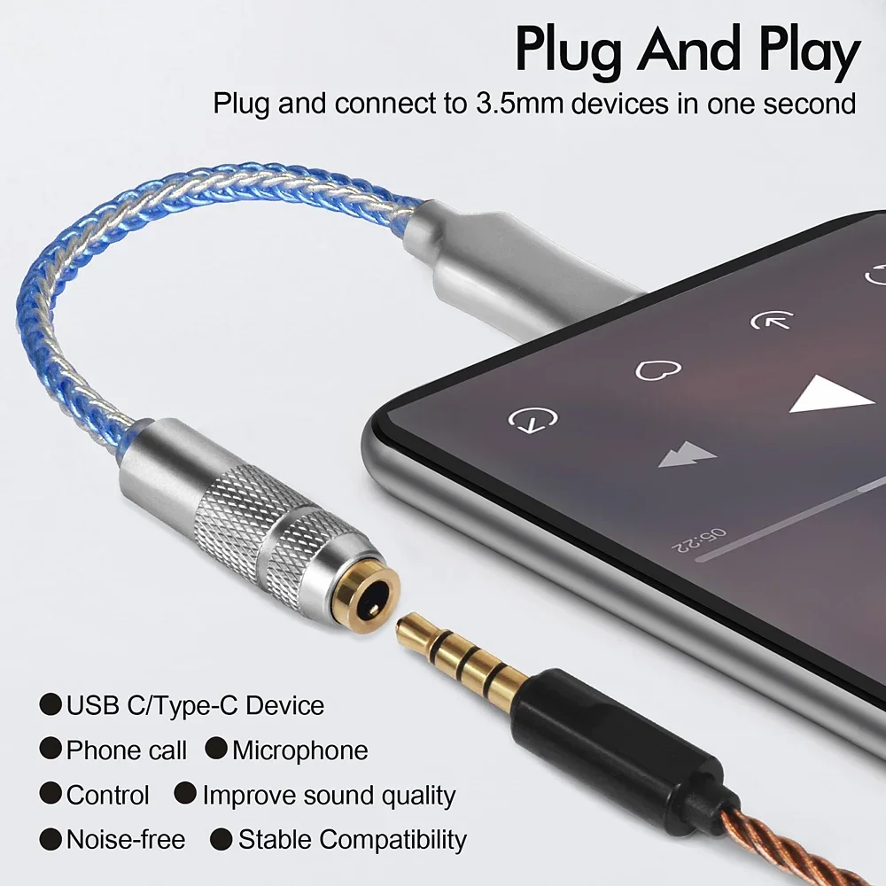 cx dac CX31993 pro USB Type C Earbuds CX-PRO DAC Headphone Amp with 3.5mm for iPhone 15 plus max Samsung