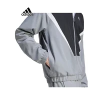 adidas Survêtement coupe-vent pour homme, veste à col montant, pantalon décontracté à revers, automne-hiver, IJ6072 6