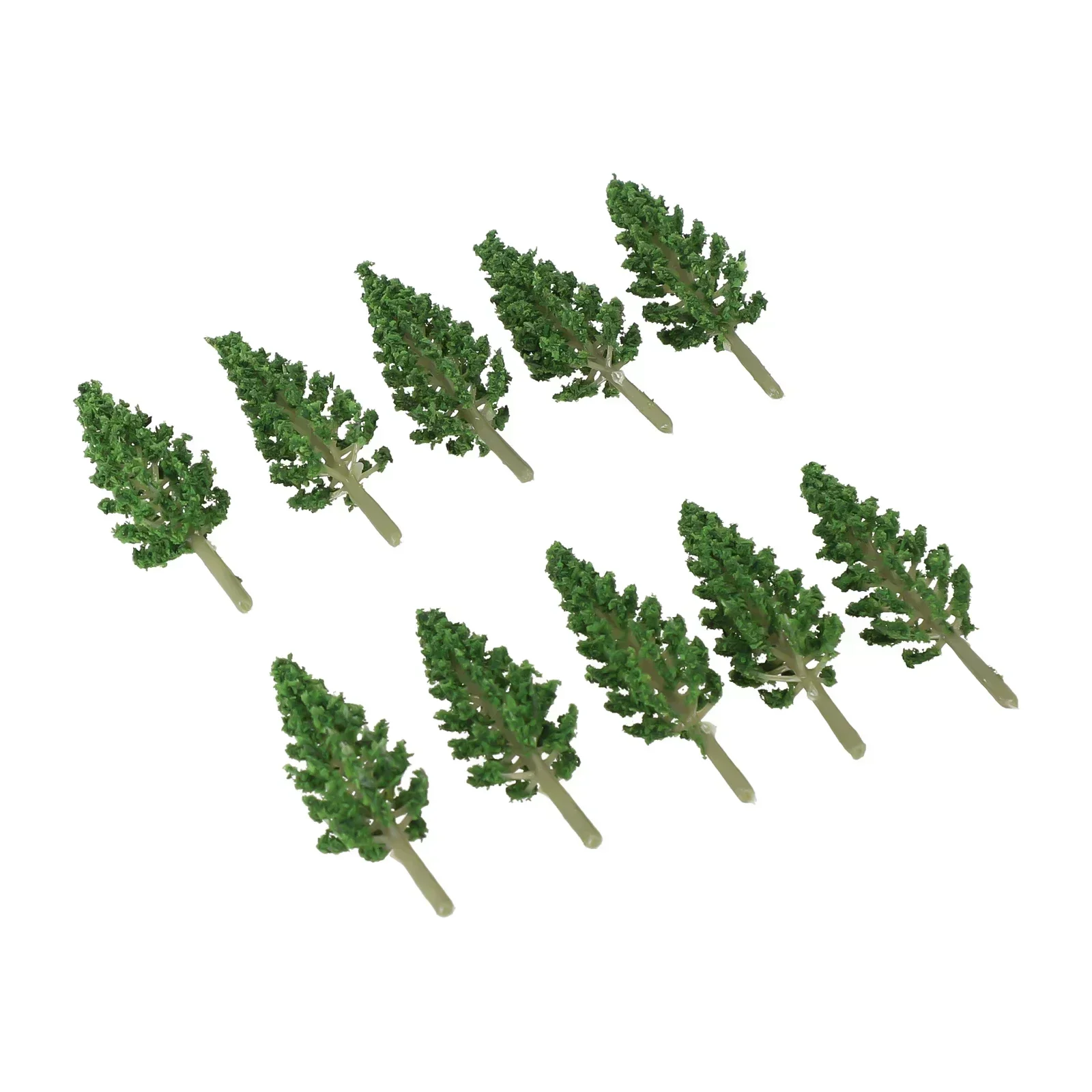 20pcs Model Trees 3D Landscape Artificial Miniature Pine Tree Layout Train Railway Model Trees Plastic Sandtable Scenery model tree ornament