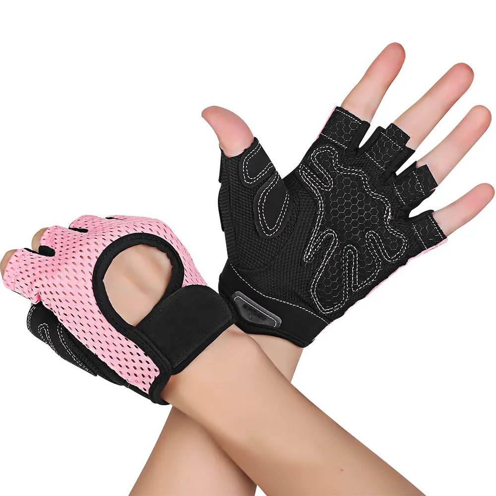 Sport Gloves Gym Gloves Breathable Training Gloves With Microfiber Fabric No Slip Silicone Fitness For Weightlifting Pull Ups Cycling