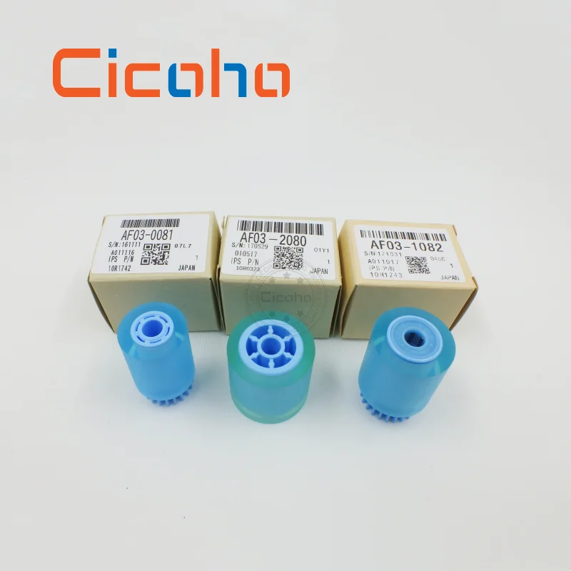 

1 Set AF03-0081 AF03-2080 AF03-1082 Paper Feed Separation Pickup Roller For Ricoh 1075 2075 MP7500 6500 6001 8000 8001 6000 9001