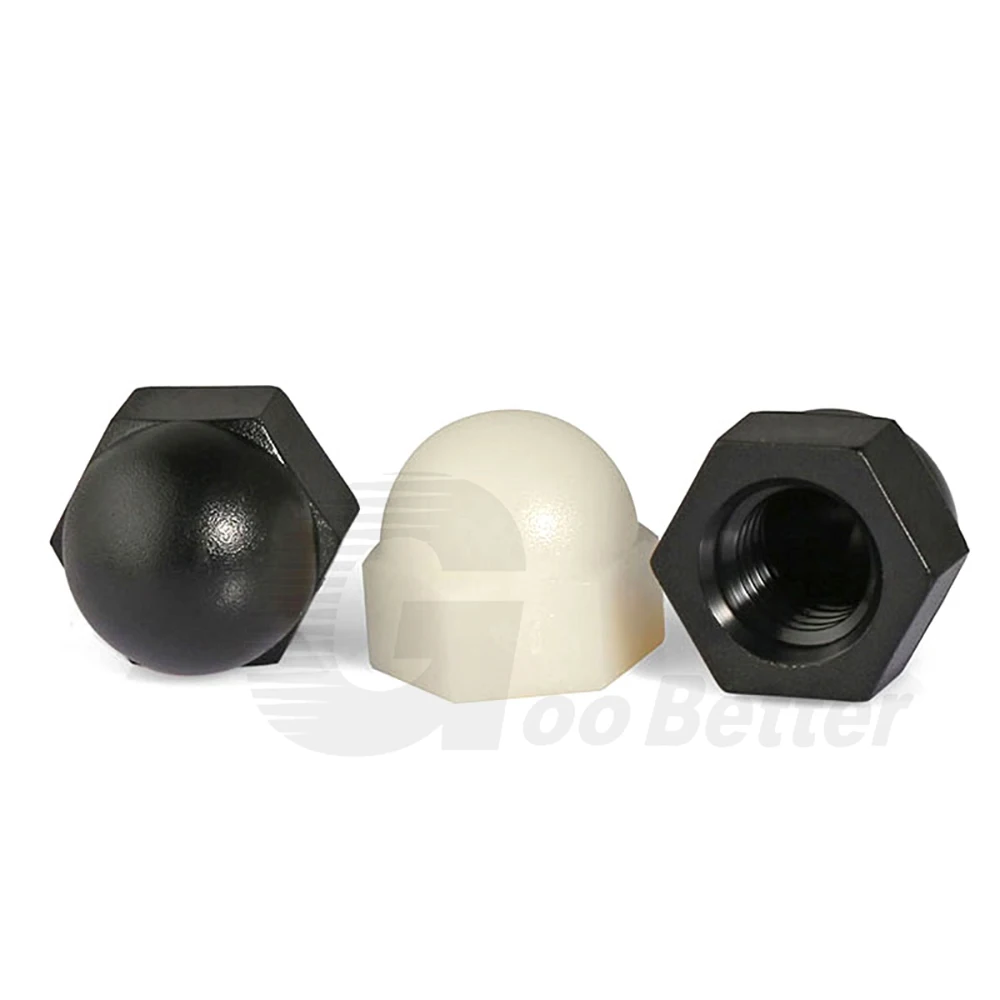5-50Pcs Acorn Nuts M3 M4 M5 M6 M8 M10 M12 M14 M16 M18 M20 Nylon Dome Cap Blind Hole Nut Assortment For Screw Bolt Fastener