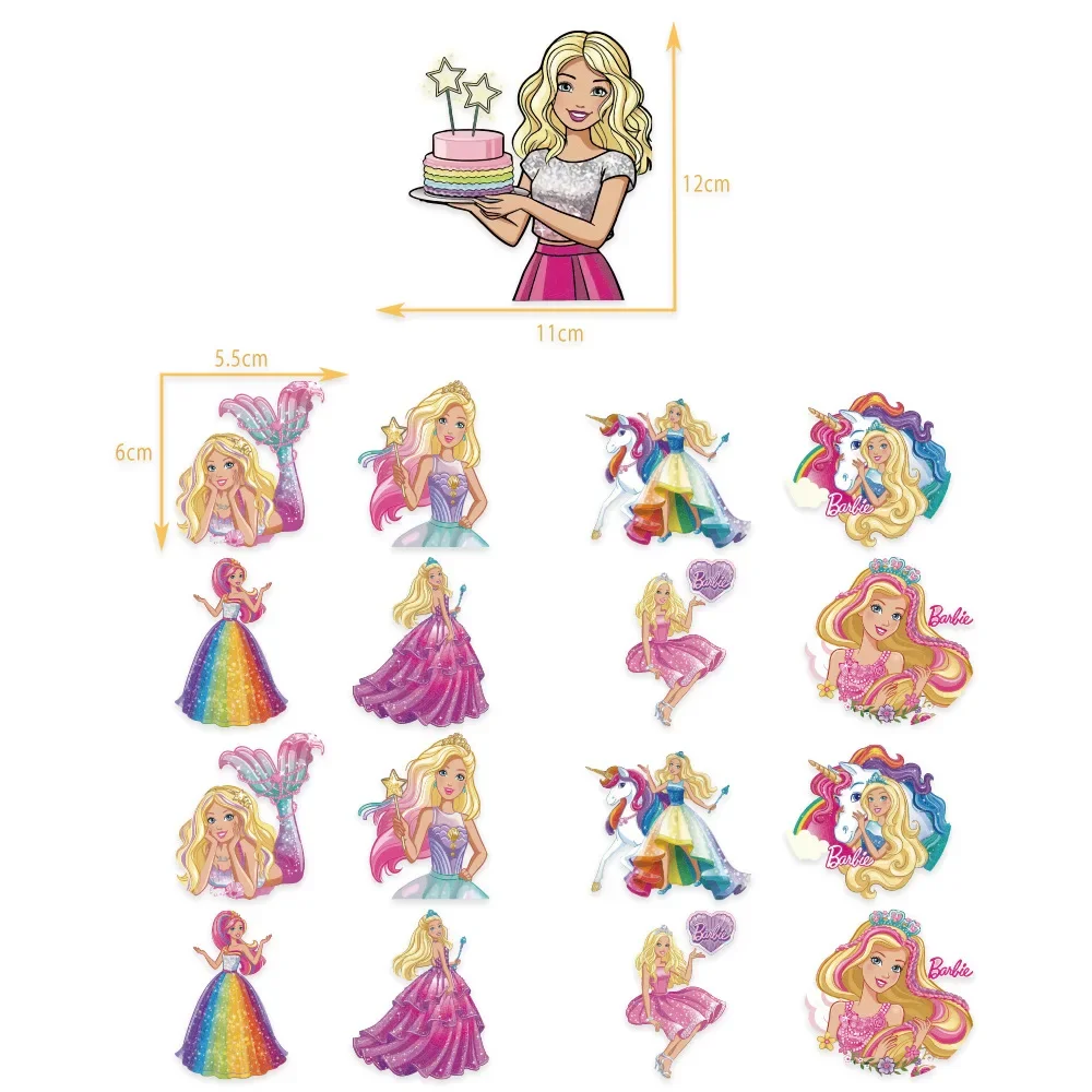 Cake topper-16pcs