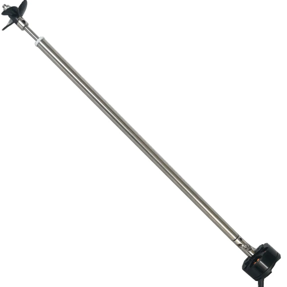 Moteur RC sans balai 3520 2-4S pour bateau sous-marin ROV, comparaison de taille avec une pièce de monnaie.