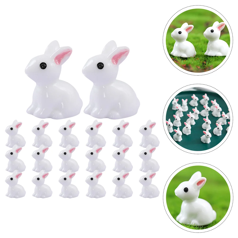 

Resin Easter Rabbit Microlandscape Decor Yard Rabbit Decor Party Desktop Decor Moss Micro Landscape Ornaments For Easter