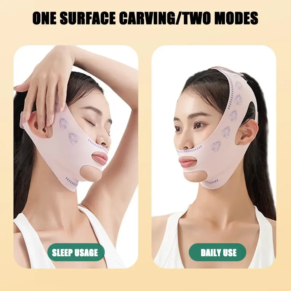 Breathable V Face Band Cheek Lift Up Face Thin Mask Reduce Double Chin V-Line Shaping Bandage Anti Wrinkle Face Bandage 5