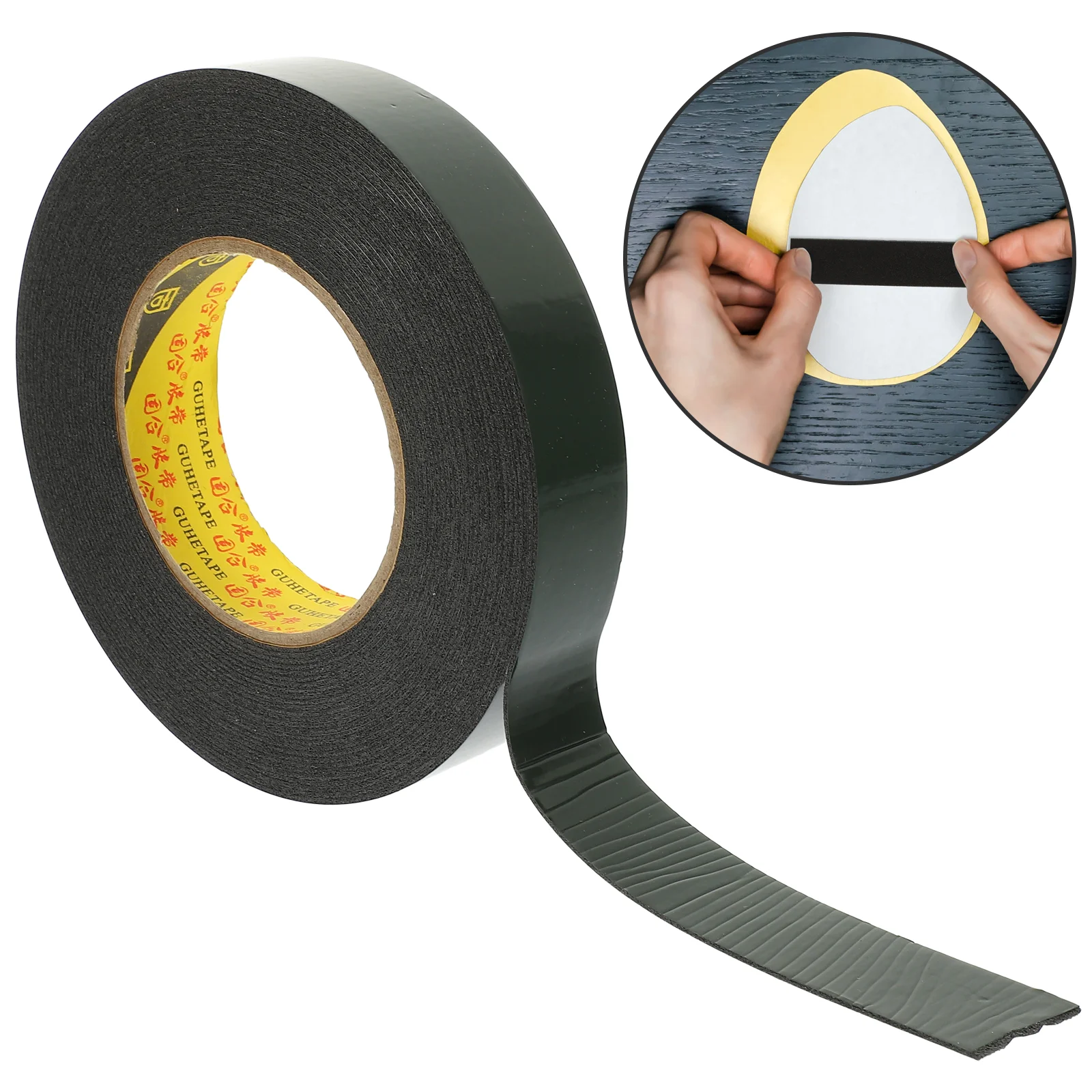 

Double Sided Foam Mounting Tape Advertising Adhesive for Wall Decor Crafting Nano