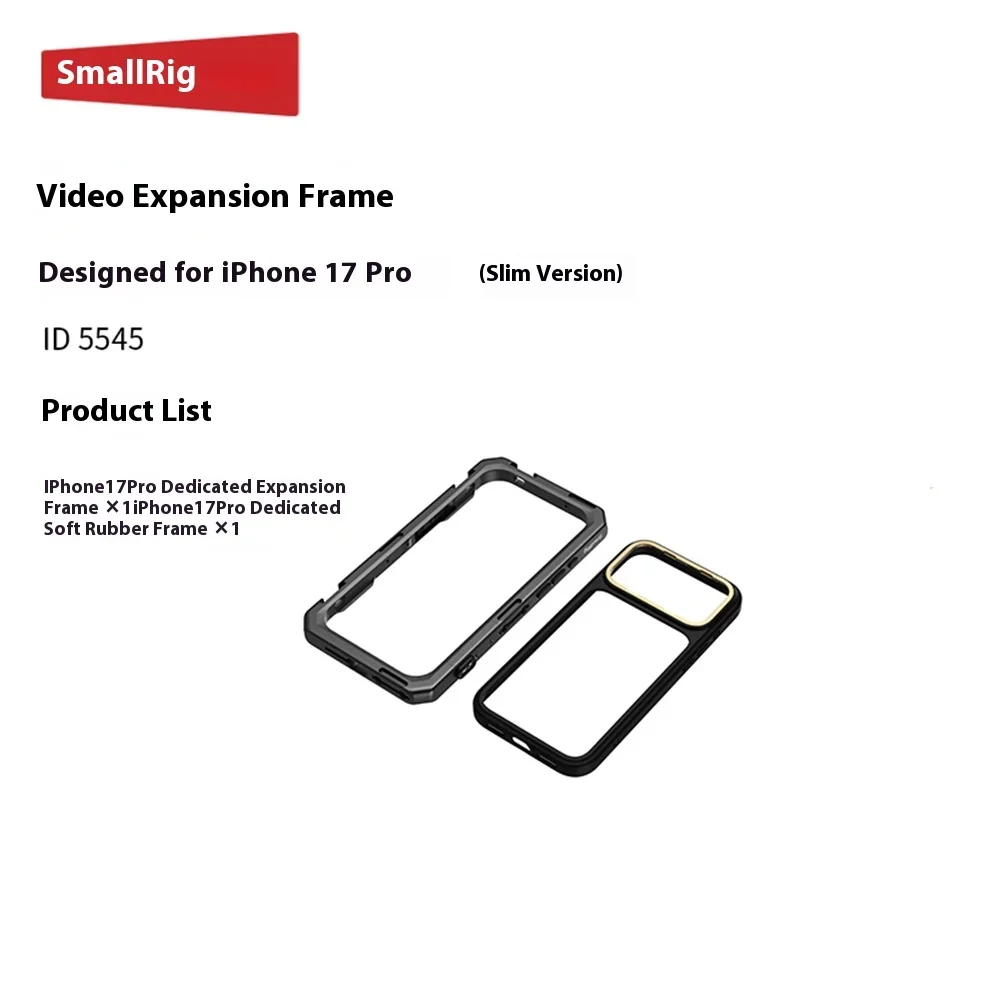 smallrig 5541 iPhone 17 Pro Max用 ケージ Amazon.com: SMALLRIG Mobile Video Cage for iPhone 17 Pro Max, Case