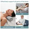 NEW Memory Cotton Cylindrical Cervical Neck Roll Pillow Sleeping Round Pillow Adult Neck For Men And Women 5