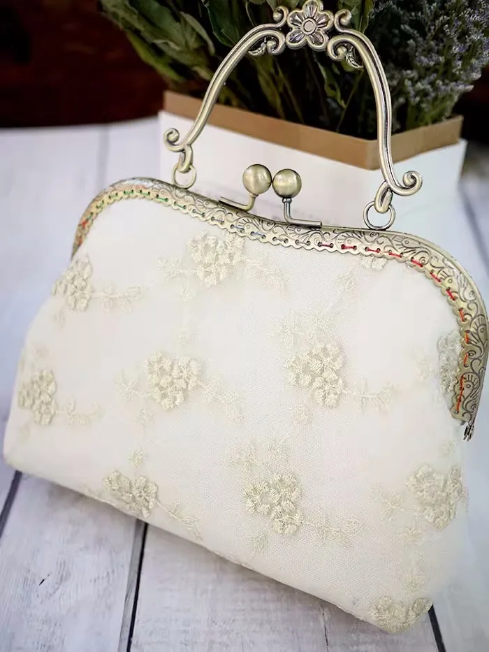 バッグ Louren flower jacquard clutch bag 25498063_55685977_600.jpg