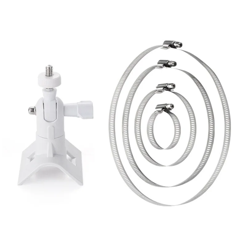 Camera Mount Pipe Mounting Bracket Adjustable Mast Mount 360&deg; Rotation For Ring Stick Up Cam/Spotlight Cam/EufyCam 2C camera holder camera holder stand security camera stand security camera bracket security wall mount bracket security camera mount