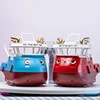Q-Version Remote-Controlled Tugboat Cute Speedboat Water Sports Boat Model Charging Wireless Electric Boy Toy Gift 2