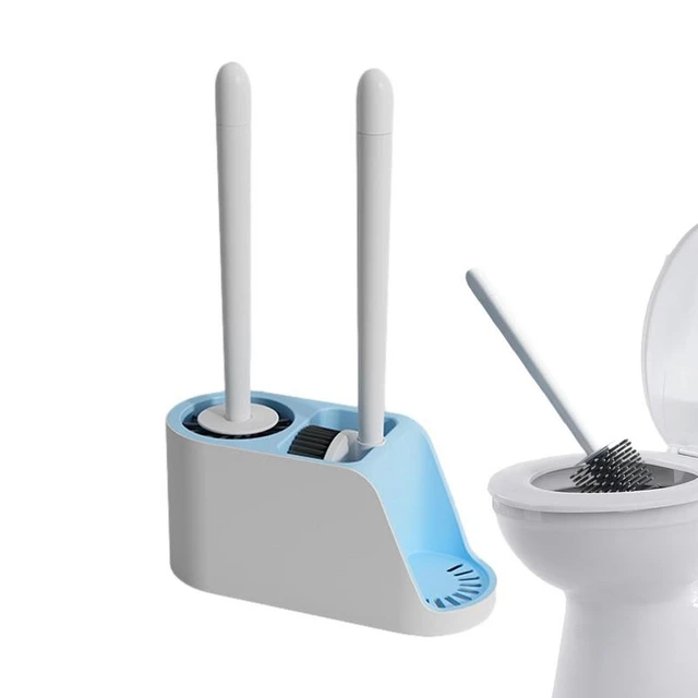 Toilet Brush With Holder, Silicone Toilet Bowl Cleaning Brush And Holder  Set - AliExpress