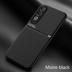 Durable Non-Slip Protective Case with Magnetic Car Holder Attachment for OPPO K12x 5G (Black)