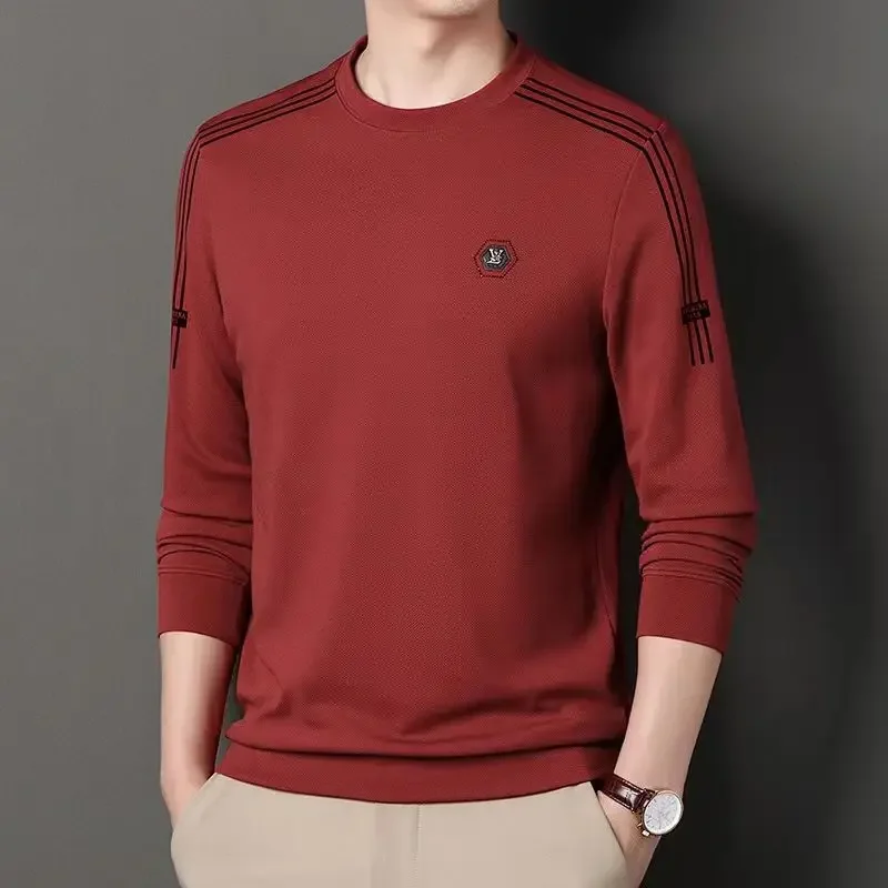 thumbnail image 1 of Nueva camiseta de algodón 100℅ para hombre, cuello redondo, jersey de poliéster de una pieza, sudaderas de manga larga, Emo Luxury 2024 Original Xl, 1 of 5