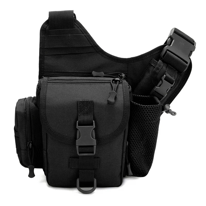 Outdoor Tactical Backpack Sport Women and Men's Multi-functional Tactical Messenger Shoulder Bag with Patch for Hunting Hiking hiking backpack