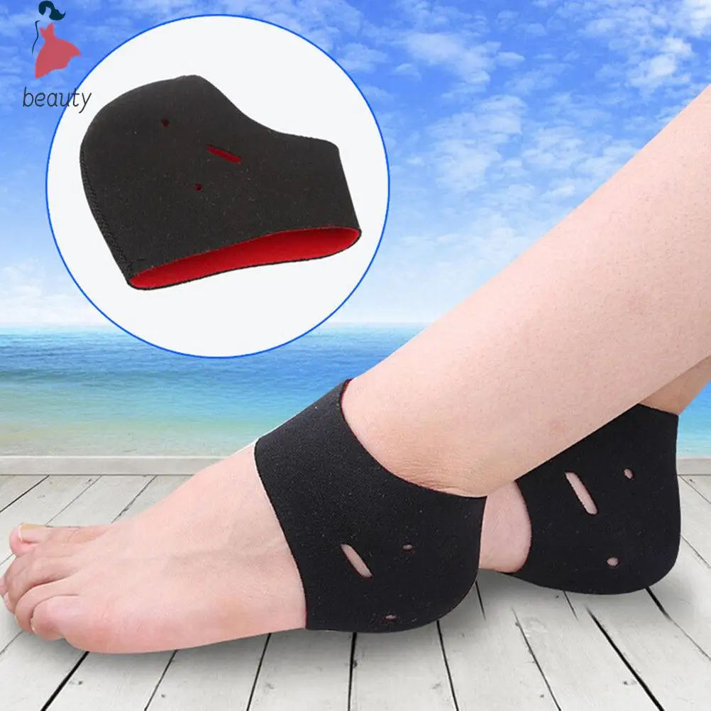 Plantar Fasciitis Therapy Wrap Heel Foot Pain Arch Support Ankle Brace Heel Warm Protector Insole Orthotic