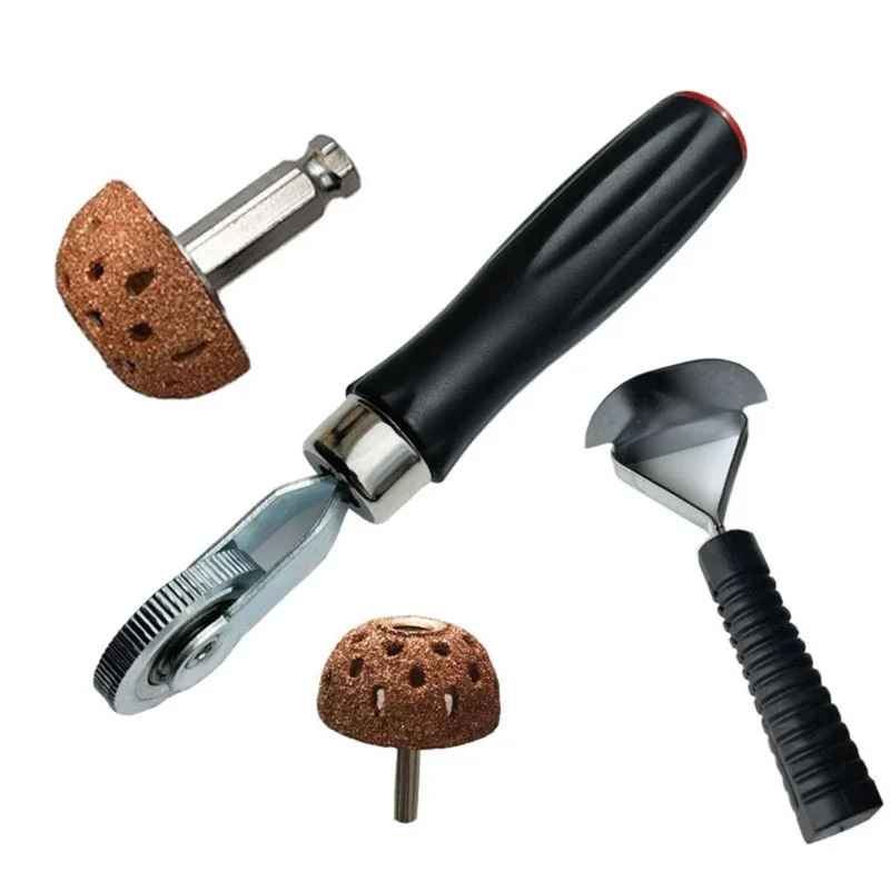 

Flat Tyre Puncture Repair Tire Patches Rollers,Tire Buffer Wheel,Scraper Emergency for Car Tyres