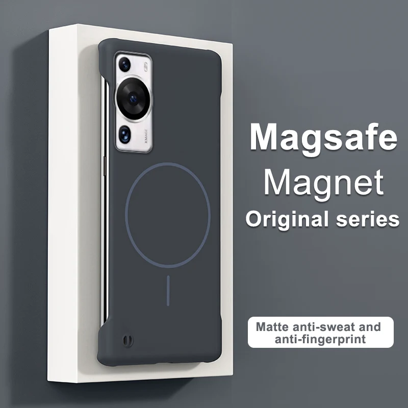 Frameless Magnetic Wireless Charging Slim Phone Case - Elegant Back Cover