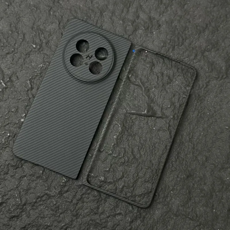 Ultra-Thin Real Carbon Aramid Fiber Folding Phone Case