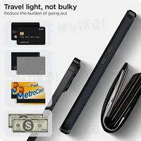 Case For iPhone 16 Pro Max 15 Plus 14 Pro Max 13 12 11 Wallet Card Holder Slide Slot Slim Hard PC Heavy Duty Protective Covers - Image 5