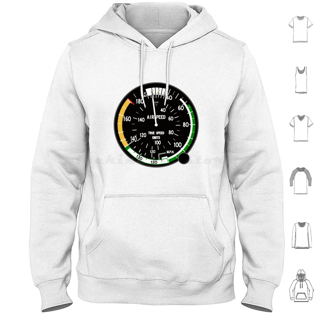 

Basic Six Flight Instruments Hoodies Long Sleeve Pilot Aviation Flying Flight Flight Instruments Avgeek Basic