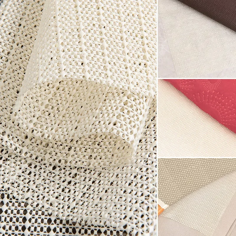 

Противоскользящая сетчатая ткань из силикагеля, противоскользящий ПВХ пенопластовый коврик для дивана и йоги, коврик, Автомобильная подушка, композитная пенопластовая нижняя ткань