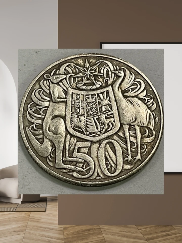 円相 Australia 1966 Elizabeth II Silver 50 Cents #2
