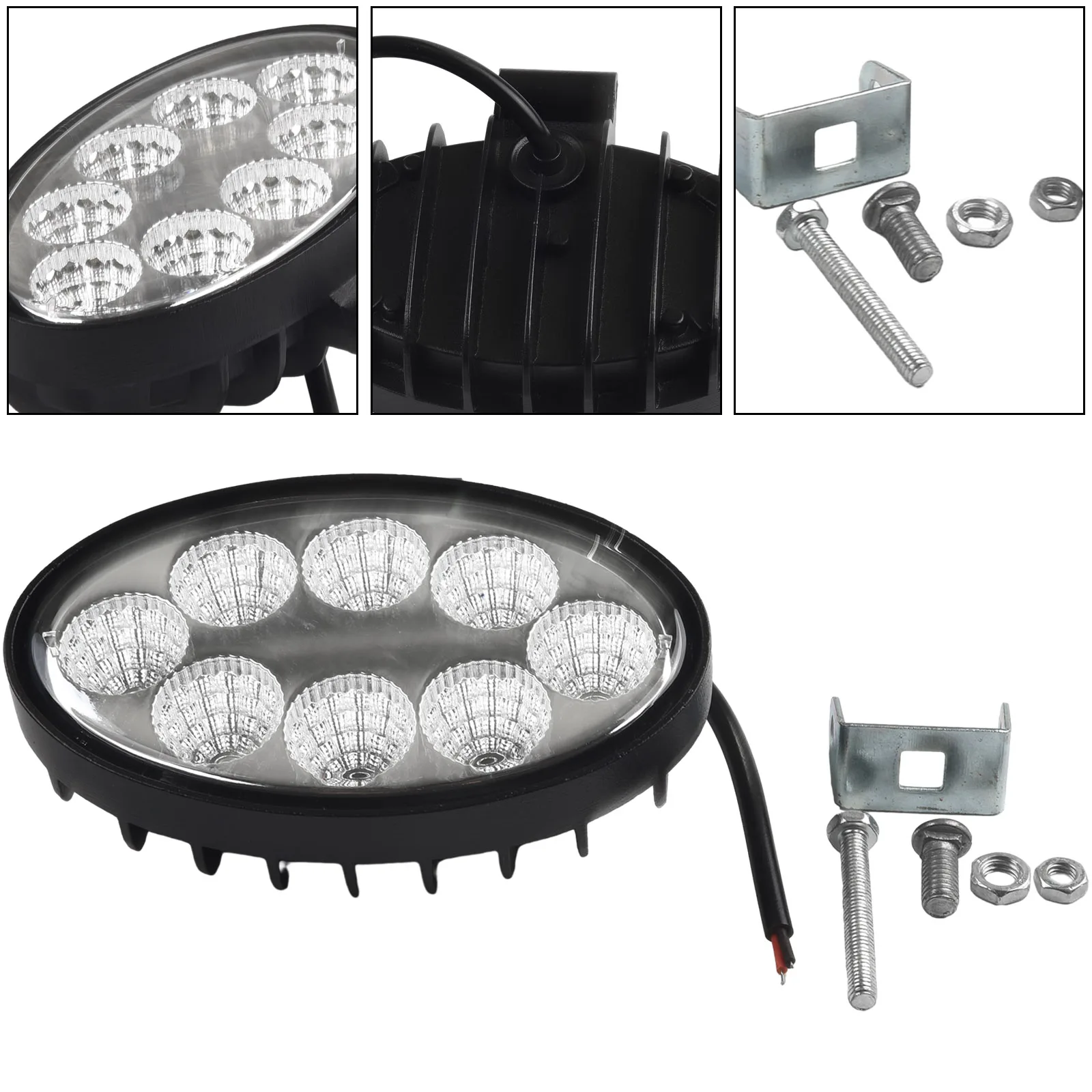 

Flood Fog Light LED Shockproof 5inch 6000K OffRoad Tractor Work Lamp Beam 12V 24V Truck High Quality Practical