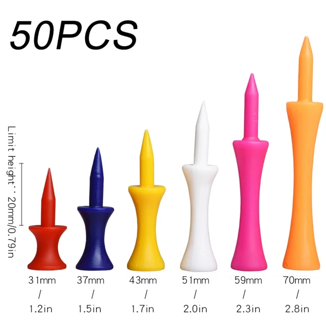 Colorful Plastic Golf Tee Set 1