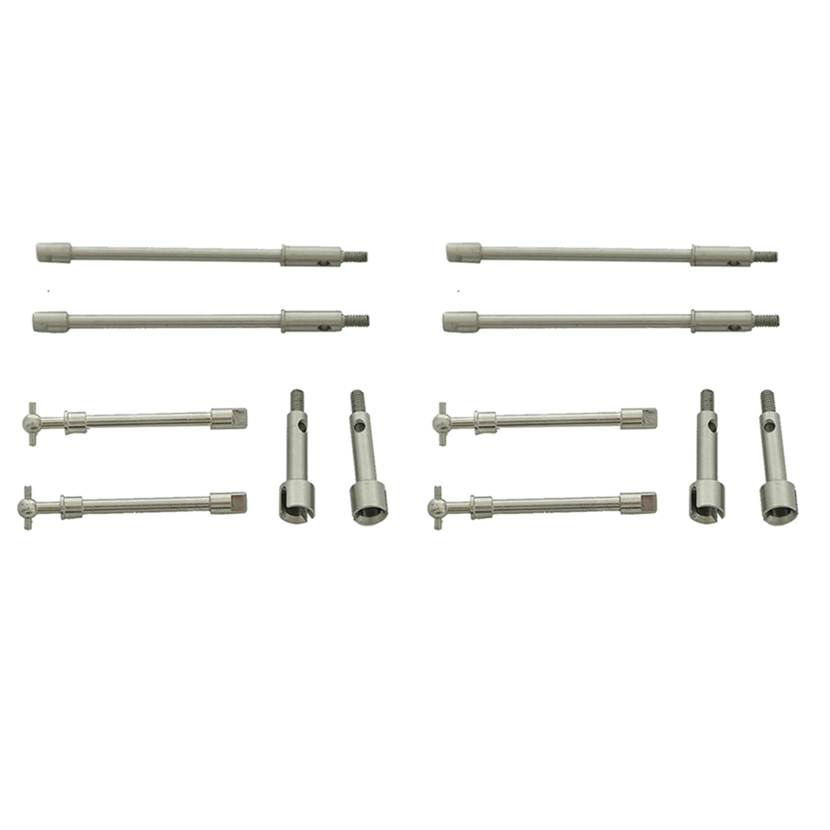 

Передний и задний мост из закаленной стали 4х, приводной вал CVD для Axial SCX24 90081 1/24, запчасти для радиоуправляемого гусеничного автомобиля, аксессуары